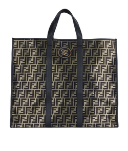 FF Logo Large Tote Bag Fendi Designer Exchange Buy Sell Exchange